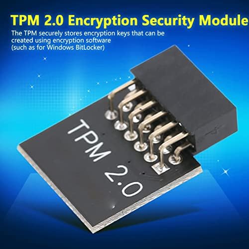 Módulo de segurança de criptografia TPM 2.0, componentes do sistema de módulo TPM TPM TPM Black TPM para Gigabyte 12pin spi,