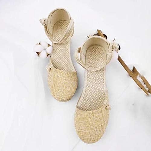 Sandálias de verão casuais msaikric para mulheres 2022 Sandálias de cunha confortável senhoras ladrinhas nus sandálias de plataforma casual ao ar livre