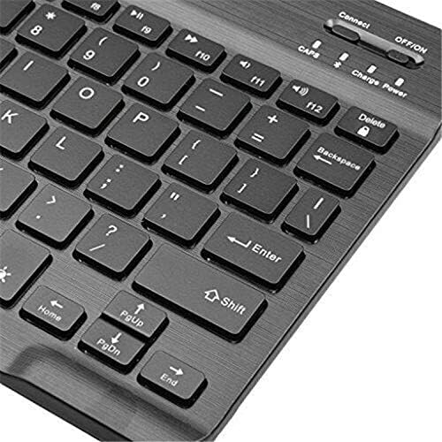 Teclado de ondas de caixa compatível com o teclado Sony Xperia 5 IV - Slimkeys Bluetooth - com luz de fundo, teclado portátil com luz traseira conveniente para Sony Xperia 5 IV - Jet Black