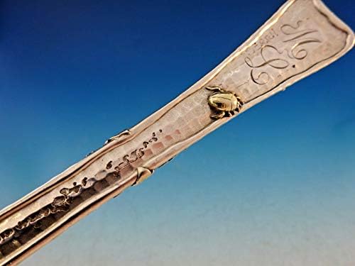 LAP Over Edge, de Tiffany Sterling Silver Kidney Berry Spoon Aplicou Bug & Leaves
