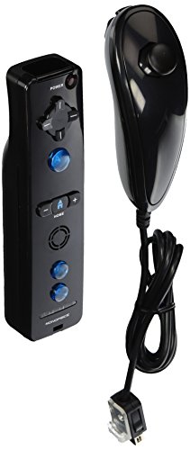 Monoprice Wiimote + Motion Plus Controller e Nunchuck for Wii U - Black - PlayStation 2/3