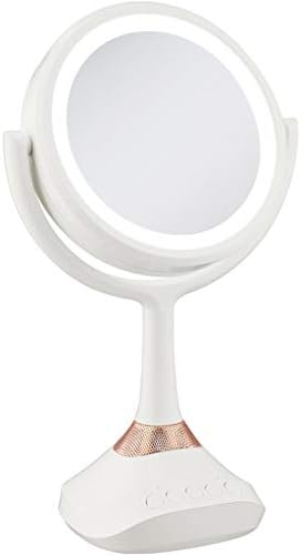 Nerdoh n/Um espelho de maquiagem de maquiagem com luzes, espelho de maquiagem LED Vanity, espelho iluminado com interruptor de tela