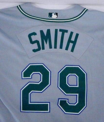 2002 Tampa Bay Devil Rays Jason Smith #29 Jogo emitido Gray Jersey DP06398 - Jogo usou camisas MLB
