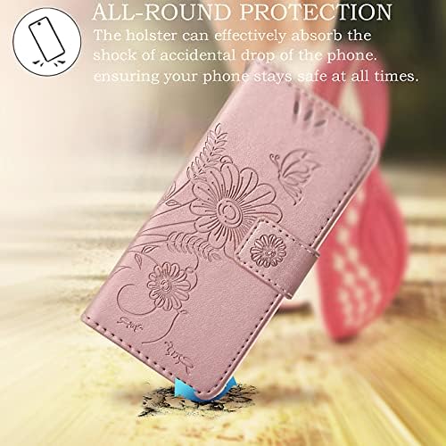 Caixa telefônica da capa da carteira de couro Kazineer para Samsung Galaxy S10, com slots de suporte para cartão de bloqueio