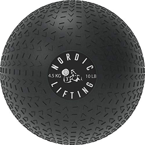 Pacote nórdico Slam Ball 10 lb com bola de parede 30 lb