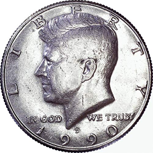 1990 D Kennedy Meio dólar 50c muito bom
