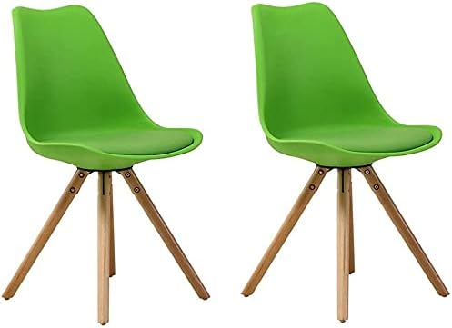 Cadeiras da sala de jantar Set Sala de estar Cadeiras de jantar de cadeira de jantar Conjunto de 2 | Pernas de madeira maciça natural