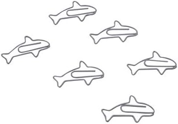 Butler in the Home 100 Count Shark Shaped Paper Clips ótimo para colecionadores de clipes de papel ou presente de
