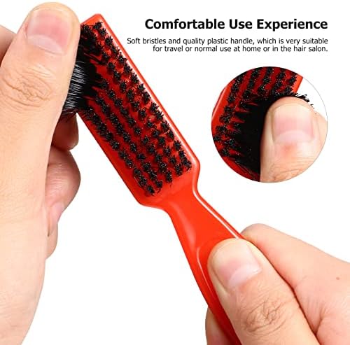 Escovas de cortador de cabelo de 6 PCs, escovas de barbeiro de nylon, ferramenta de escova de pincel de limpeza de blipper para