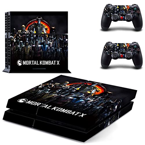 Para PS5 Digital - Game Ninja Mortal Best War Kombat X PS4 ou PS5 Skin Skin para PlayStation 4 ou 5 Console e Controladores Decalque