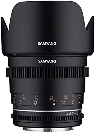 Samyang 50mm T1.5 VDSLR MK2 Manual Focus Video Lens para Sony Fe