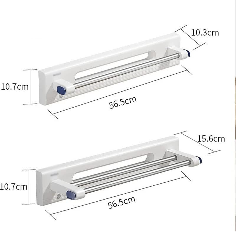 XDCHLK LED Indução Toalha leve porta sem perfuração 1/2 toalhas de haste Acessórios para banheiros da prateleira do banheiro