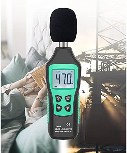 KXDFDC Nível de som do nível de som Analisador de áudio de áudio de áudio de áudio Decibel Sonometer 30-130 dB Instrumentos de medição
