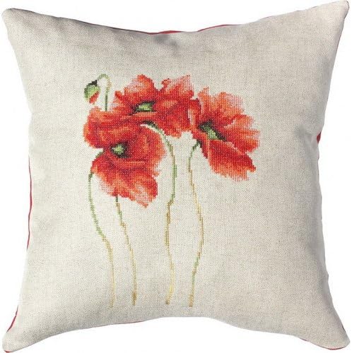 Lucas Cross Stitch Kit Provend Poppies S