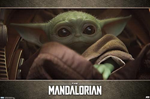 Trends International Star Wars: The Mandalorian - Eyes Wall Poster, 22.375 x 34, versão sem moldura