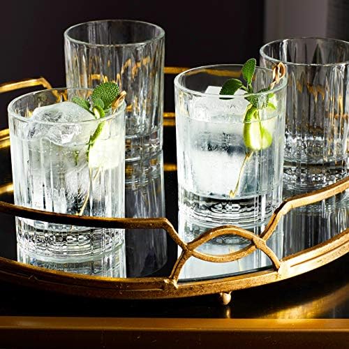 Libbey Classic Cocktail Flashback Double antiquado óculos, 12 onças, conjunto de 4