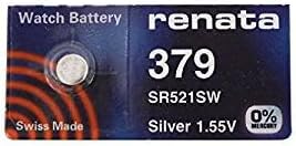 Renata assista a bateria Swiss Made Renata 379 ou SR521SW ou AG0 1.5V