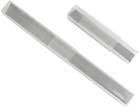 Cortadores de argila de polímero flexíveis Zrm & E 1set lâmina de argila de argila de aço inoxidável, lâmina de cortador