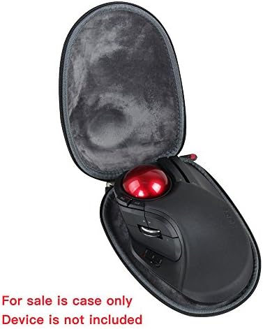 Hermitshell Hard Eva Travel Black Case se encaixa no Elecom Wireless trackball mouse extra grande design ergonômico 8