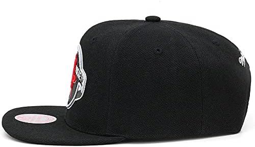 Mitchell e Ness Houston Rockets NBA Core Basic Snapback Hat Cap - Black