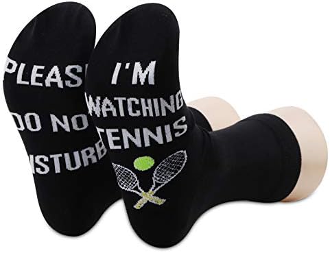 TSOTMO 2 pares Tennis Lover Gift Rodty Socks
