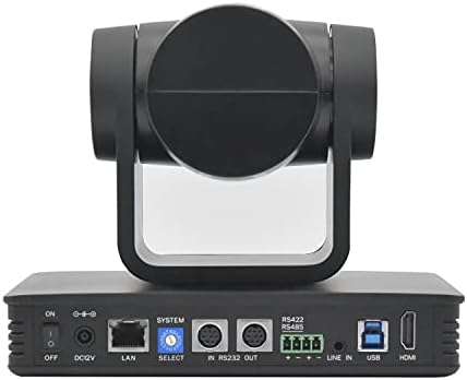 Haiweitech 4k 60fps PTZ Câmera 12x Câmera de transmissão ao vivo com zoom óptico com HDMI e 3G-SDI saídas HD Sistema de videoconferência IP Control IP 8.3MP Câmera IP