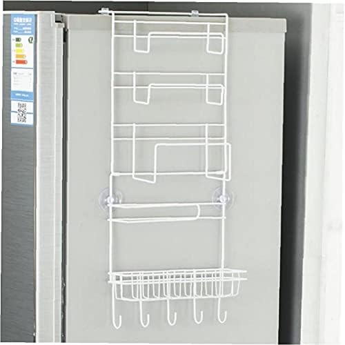 Ayrsjcl Refrigerador Rack de armazenamento de armazenamento cozinha multiuso organizador de parede lateral Fridge Multi-camada