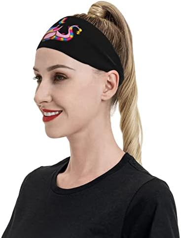 O orgulho transgênero bissexual Dragon Sports Hounds Hungeing Wicking Sports Sweat Band Band Woman's Wrethout's Woman Woman para correr esportes de ioga de ciclismo