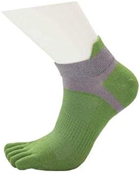 Meias de dedo do pé masculino de algodão de algodão com meias de dedão de cinco meias de cinco dedos esportes em meio