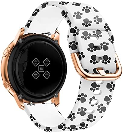 Ilazi 18mm Pintura de Silicone Watch Band para Garmin Vivoactive 4S Vivomove 3s Smart Watch for Garmin Venu 2s/ativo S Pulseira de