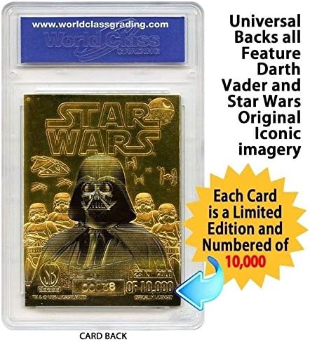 Edição Limitada Guerra nas Estrelas Chewbacca Gem-Mt 10 23 kt Cartão de ouro! 1/10.000!