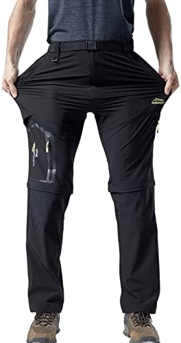 Miashui glitter mocassins Mulheres masculinas de tamanho de montanhismo Quick Dry Dry Multi Pocket Men's Workout & Training Pants