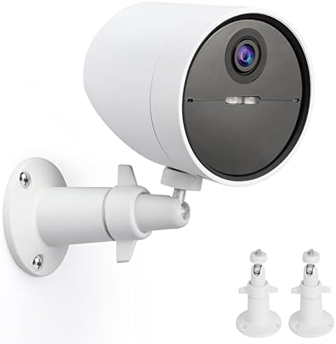 Uyodm 2 pacote de montagem de parede Ponto para câmera de segurança simplisafe ao ar livre, suporte de segurança de 360 ​​° de rotação
