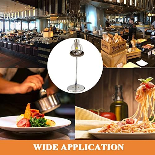 Lâmpada de calor comercial de alimentos comerciais com lâmpadas de lâmpadas de lâmpadas que aquecem luzes quentes de alimentos