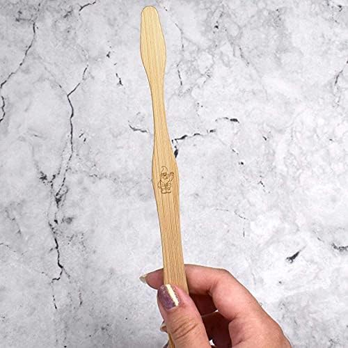 Escova de dentes de bambu de Azeeda 'acenando
