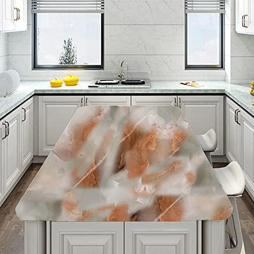 Adesivos de cozinha à prova de óleo de mármore de luxo descascam e backsplash adesivo de backsplash de cozinha