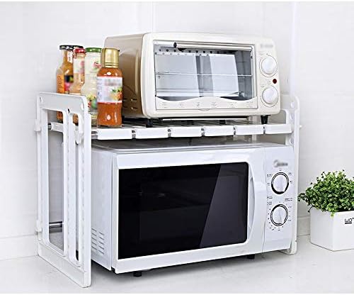 Microondas Plataforma de forno de forno de microondas Microondas Rack de Microondas Cozinha de forno de 2 camadas de 2 camadas