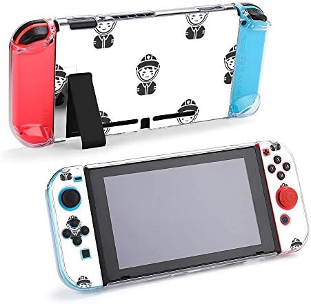 Caso do Nintendo Switch, Fireman Black Icon Cinco Pieces Defina acessórios de console de casos de capa protetores para o Switch