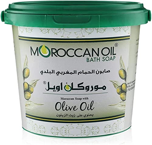 Óleo marroquino do faraó egípcio com azeite de azeite sabonete com a pele da sua pele e o faz brilhar 29,98 oz