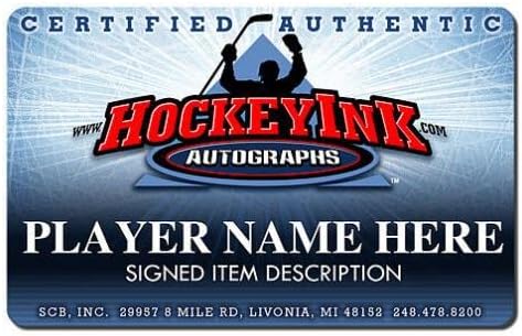 Artemi Panarin autografou Chicago Blackhawks Puck - Pucks autografados da NHL