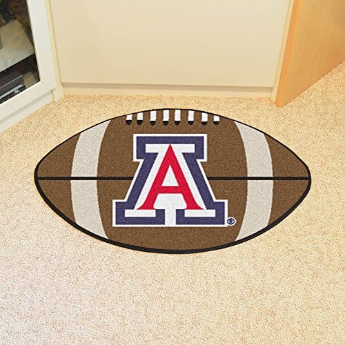 Fanmats Arizona Wildcats em forma de futebol tapetes
