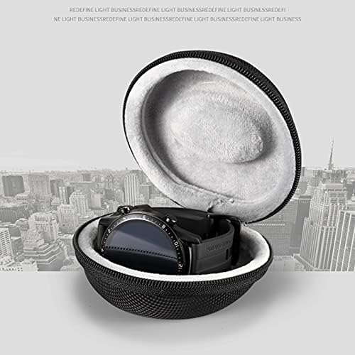 Bolsas de relógios inteligentes Grey990, bolsa protetora boa dureza resistente a desgaste universal bolsa de armazenamento de smartwatch para externo - preto vermelho