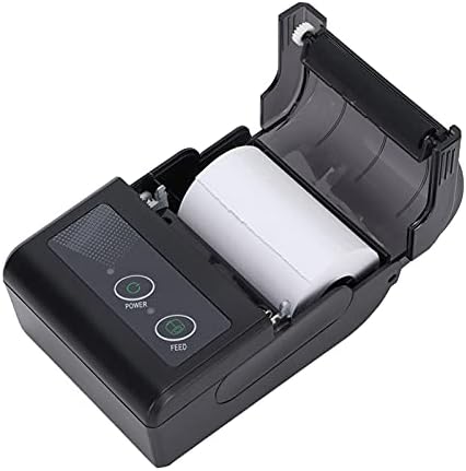 Impressora de etiqueta de remessa Luqeeg, máquina de etiqueta de impressão térmica, impressora de recibo de Bluetooth de alta velocidade 80 mm/s, impressora de adesivos para desktop para planos de trabalho, notas, memorandos, pacotes de remessa