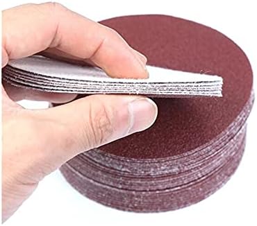 Lixa de polimento de metal de madeira 10 peças de lixa adesiva de 75 mm + M10 80mm de disco de polimento para um grigar de ângulo