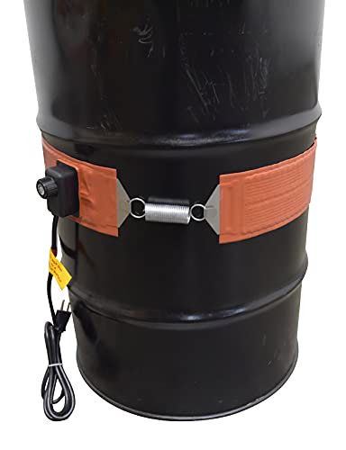 Aquecedor de tambor de aço Vestil DRH-S-15, capacidade de 15 gal