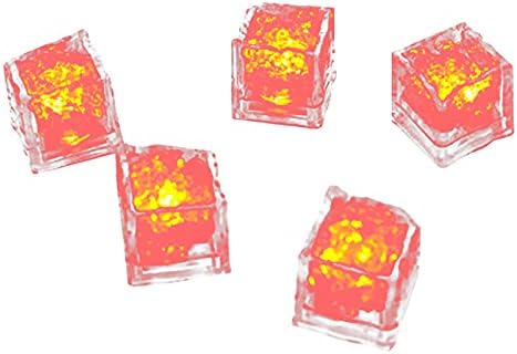 Cubos de gelo Bandeja grande partido decorativo Cubos de gelo LED Light Multicolor Liquid Sensor Bar Party 5pc