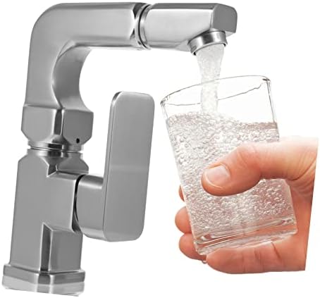 Angueradamente 1pc Handle Water Waterfall -Proférico a quente e lavar a bacia de bacia home rotativa para banheiro instantâneo misturador