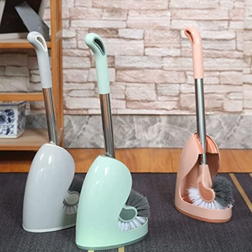 Escova de limpeza profunda de limpeza profunda e suporte do vaso sanitário de piso no piso com escova e suporte do