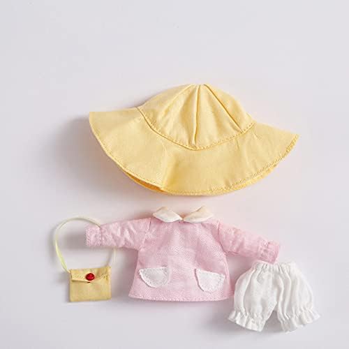 Roupas de boneca xidondon 4 peças = camisa+shorts+chapéu+jardim de infância do jardim de infância para OB11, ymy,