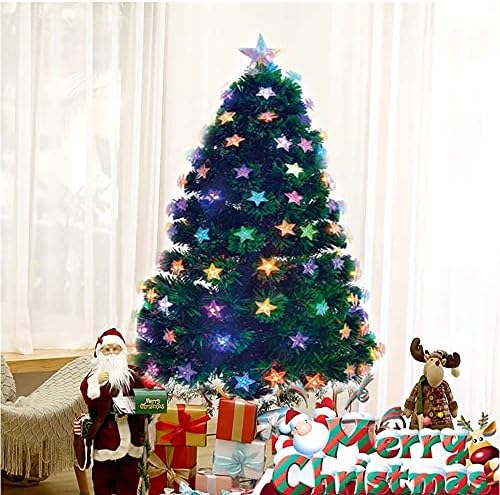 Árvore de Natal artificial de 3 pés para casa, escritório, decoração de festa, luzes incandescentes, montagem fácil, dobradiças de
